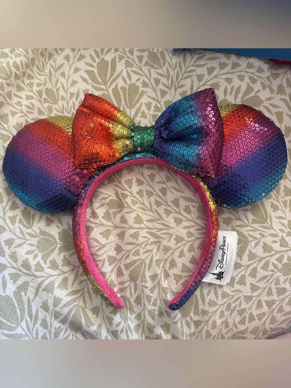 Disney Rainbow Sequin Minnie Ears